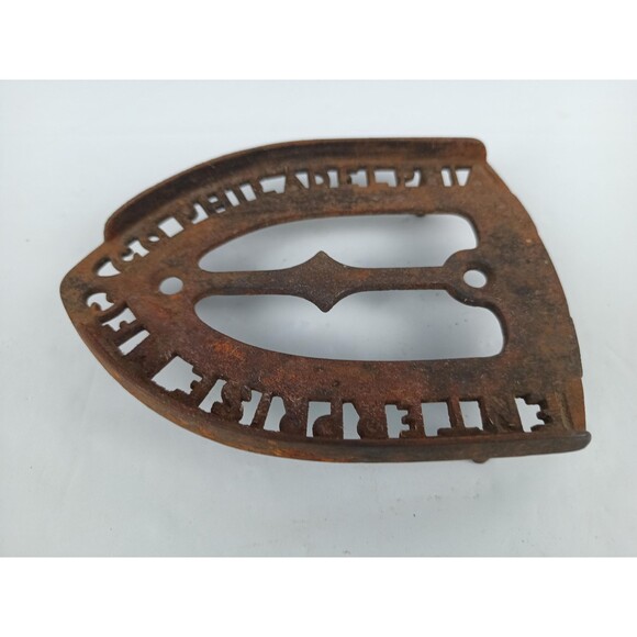 Vintage Iron Rest Iron Stand Cast Iron Trivet Enterprise FC Co Philadelphia - Picture 4 of 10